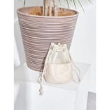 アイボリー | メッシュ巾着バッグ | earth music&ecology