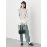 SET2点ベスト+バックプリーツブラウス | earth music&ecology | 詳細画像6