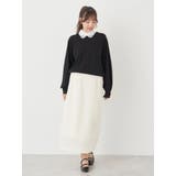 襟付きニットプルオーバー | earth music&ecology  | 詳細画像9 