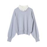 襟付きニットプルオーバー | earth music&ecology  | 詳細画像35 