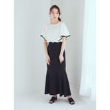 パイピングフレアスリーブカットソー | earth music&ecology | 詳細画像6