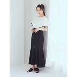 パイピングフレアスリーブカットソー | earth music&ecology | 詳細画像7