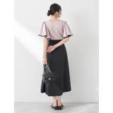 パイピングフレアスリーブカットソー | earth music&ecology | 詳細画像25