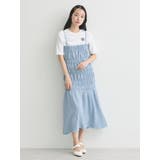 2wayシャーリングキャミワンピース | earth music&ecology  | 詳細画像10 