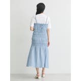 2wayシャーリングキャミワンピース | earth music&ecology  | 詳細画像12 