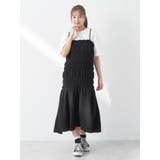 2wayシャーリングキャミワンピース | earth music&ecology  | 詳細画像15 