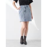 ビジューデニムミニスカート | earth music&ecology  | 詳細画像2 