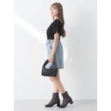 ビジューデニムミニスカート | earth music&ecology  | 詳細画像6 