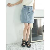 ビジューデニムミニスカート | earth music&ecology  | 詳細画像14 