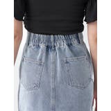 ビジューデニムミニスカート | earth music&ecology  | 詳細画像20 