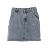 ビジューデニムミニスカート | earth music&ecology  | 詳細画像33 