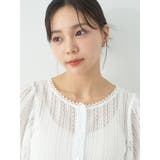 コンパクトレースカーディガン | earth music&ecology | 詳細画像20