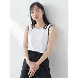 バッククロスタンクトップ | earth music&ecology | 詳細画像1