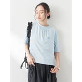 スポーティー刺繍ロゴT | earth music&ecology | 詳細画像13