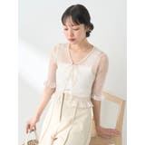 シアーラメフリルカーディガン | earth music&ecology  | 詳細画像13