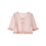 シアーラメフリルカーディガン | earth music&ecology  | 詳細画像21