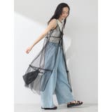 ドットチュールキャミワンピース | earth music&ecology  | 詳細画像6 