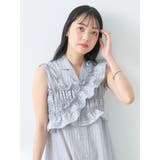 SET2点シャーリングビスチェ×シャツワンピース | earth music&ecology | 詳細画像26