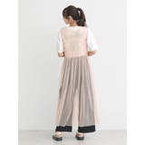 シャーリングチュールワンピース | earth music&ecology  | 詳細画像4 