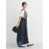 シャーリングチュールワンピース | earth music&ecology  | 詳細画像8 