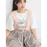 シャーリングチュールワンピース | earth music&ecology  | 詳細画像13 