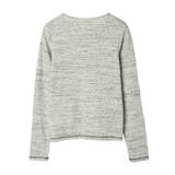 メランジリブカーディガン(gray) | earth music&ecology  | 詳細画像14