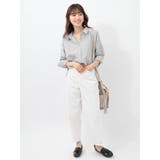 Wrangler WR ルーミーテーパードホワイトデニムパンツ | Green Parks | 詳細画像1