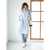 バンドカラー前あきワンピース | Green Parks  | 詳細画像4 