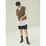 ・ジャガードニットベスト | Green Parks  | 詳細画像2 