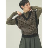 ・ジャガードニットベスト | Green Parks  | 詳細画像9 