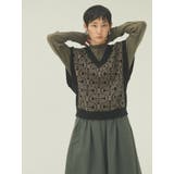 ・ジャガードニットベスト | Green Parks  | 詳細画像10 
