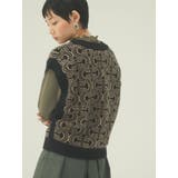 ・ジャガードニットベスト | Green Parks  | 詳細画像12 