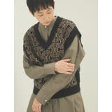 ・ジャガードニットベスト | Green Parks  | 詳細画像25 