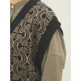 ・ジャガードニットベスト | Green Parks  | 詳細画像28 