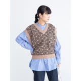 ・ジャガードニットベスト | Green Parks  | 詳細画像37 