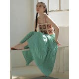 ・ESCAR ギンガムティアードスカート | Green Parks | 詳細画像3