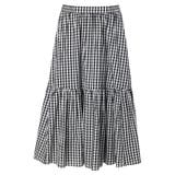 ・ESCAR ギンガムティアードスカート | Green Parks | 詳細画像9