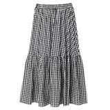 ・ESCAR ギンガムティアードスカート | Green Parks | 詳細画像10