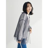 チャコールグレー | 2WAYチュールギャザープルオーバー | Green Parks