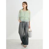 ・SUGAR SPOON チュールティアードブラウス | Green Parks  | 詳細画像2 