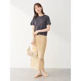 2way メッシュ編みニットIラインスカート(ペチ付き) | Green Parks | 詳細画像9