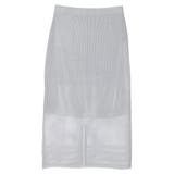 2way メッシュ編みニットIラインスカート(ペチ付き) | Green Parks | 詳細画像25