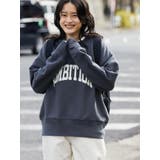 チャコールグレー | カレッジロゴ裏毛プルオーバー | AMERICAN HOLIC