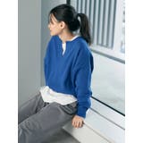 【WEB限定】スキッパーニットプルオーバー | AMERICAN HOLIC | 詳細画像2