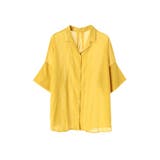 Yellow | ・オープンカラー5分袖シャツ | koe