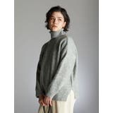 杢グレー | リラックスタートルニットプルオーバー | koe