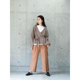 起毛タックワイドパンツ | koe | 詳細画像5 