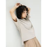 オーガニックコットンショート丈Tシャツ | koe | 詳細画像25