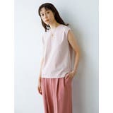 抗菌防臭オーガニックコットンノースリーブTシャツ | koe | 詳細画像1