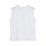 ホワイト | 抗菌防臭オーガニックコットンノースリーブTシャツ | koe